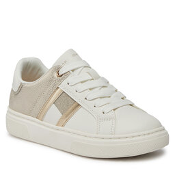 

Снікерcи Tommy Hilfiger Flag Low Cut Lace-Up Sneaker T3A9-33202-1439 M Off White/Platinum X024, Білий