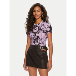 Versace Jeans Couture Versace Jeans Couture Camiseta 76HAH6D8 Violeta Slim Fit