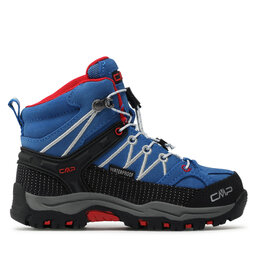 

Трекінгові черевики CMP Kid Rigel Mid Trekking Shoe Wp 3Q12944 Cobalto/Stone/Fire 04NG, Голубий