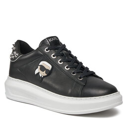 KARL LAGERFELD Sneakersy KARL LAGERFELD KL62529N Black Lthr 000