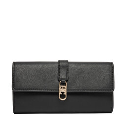 Tommy Hilfiger Geldbörse Tommy Hilfiger Th Libre Large Flap Wallet AW0AW18935 Schwarz
