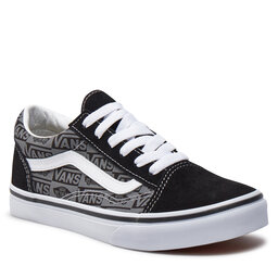 Vans old skool top black and grey