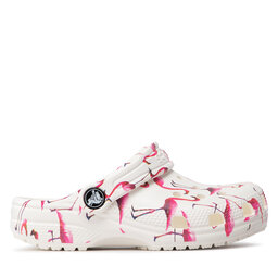 

Шльопанці Crocs Classic Pool Party Clog K 207826 White/Flamingo, Білий