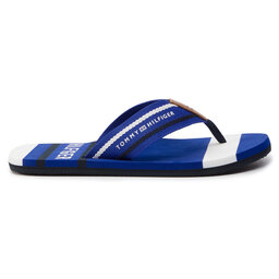 

В'єтнамки Tommy Hilfiger Striped Beach Sandal FM0FM02085 Mazarine Blue 440, Голубий