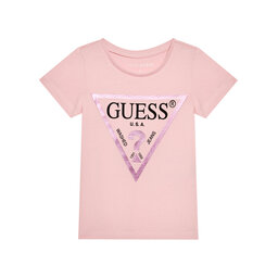 Guess Guess Marškinėliai K73I56 K8HM0 Rožinė Regular Fit