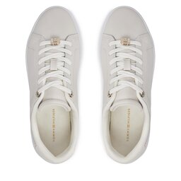 

Снікерcи Tommy Hilfiger Golden Hw Court FW0FW07702 Misty Coast PQT, Écru