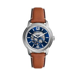 Fossil Orologio Fossil Heritage Automatic Skeleton ME3263 Marrone