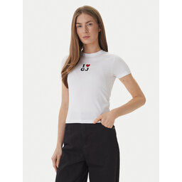 Guess Jeans Guess Jeans Футболка W6GIB1 J1314 Білий Slim Fit