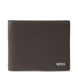 Boss Vyriška piniginė Boss 50485623 Dark Brown 201