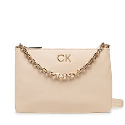 Calvin Klein Rankinė Calvin Klein Re-Lock Ew Crossbody W Chain K60K609115 Sand VHB