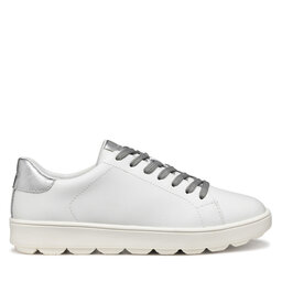Geox Sneakersy Geox D Spherica Ecub-1 D45WEA 09BNF C0007 Biały