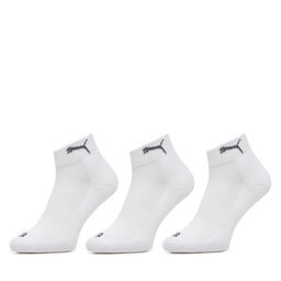 Puma Set di 3 paia di calzini lunghi unisex Puma 938581 02 Bianco