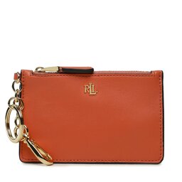 Lauren Ralph Lauren Калъф за кредитни карти Lauren Ralph Lauren Zip Card Cas 432891184003 Portside Coral