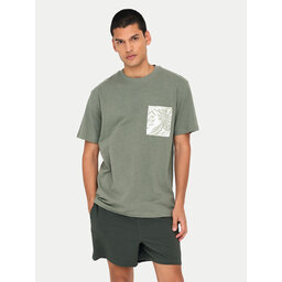 Only & Sons Only & Sons Camiseta 22025286 Verde Regular Fit