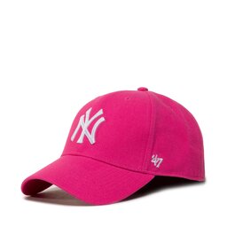 47 Brand Czapka z daszkiem 47 Brand Mlb New York Yankees '47 Mvp Snapback B-MVPSP17WBP-MA Różowy