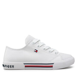 

Кеди Tommy Hilfiger Low Cut Lace Up Sneaker T3X4-30692-0890 M White 100, Білий
