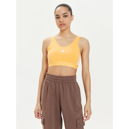 adidas adidas Felső Essentials 3-Stripes IR6110 Sárga Slim Fit