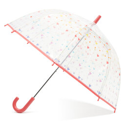 Esprit Ombrello Esprit Long Domeshape Kids 58210 Transparent Candy Hearts