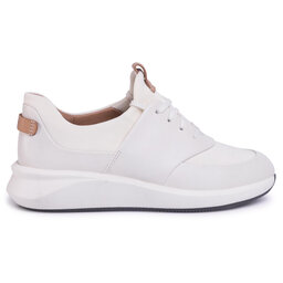 

Снікерcи Clarks Un Rio Lace 261403984 White Leather, Білий