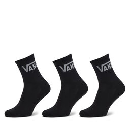 Vans 3 pár hosszú szárú férfi zokni Vans Classic VN000BHX Fekete