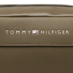 

Плоска сумка Tommy Hilfiger Th Pique Pu Mini Reporter AM0AM11312 RBU, Хакі