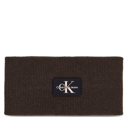 Calvin Klein Jeans Textilná čelenka Calvin Klein Jeans Monologo Rubber Headband K60K611258 Dark Chestnut GT8