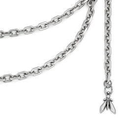 

Жіночий ремінь Patrizia Pepe 8W0514/M003-S626 Silver White, Срібний