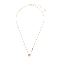 Michael Kors Náhrdelník Michael Kors Bril Heart Neck MKC1520A2791 Ružová