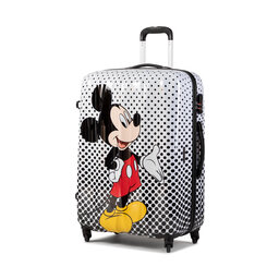 

Велика тверда валіза American Tourister Disney Legends 64480-7483-1CNU Mickey Mouse Polka Dot, Білий