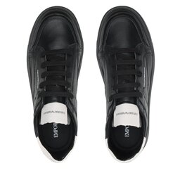

Снікерcи Emporio Armani X4X568 XN162 K599 Black/Off White, Чорний