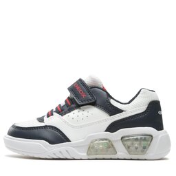 Geox Сникърси Geox J Illuminus Boy J35GVB0BU11C4211 S Navy/White