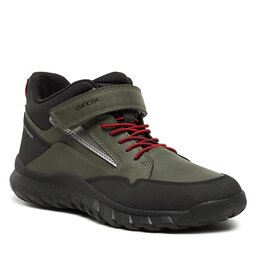 Geox Зимни обувки Geox J Simbyos J36L0C 0MEFU C0754 D Green/Red
