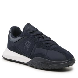 Tommy Hilfiger Сникърси Tommy Hilfiger Retro Modern Mix Nylon FM0FM04703 Space Blue DW6