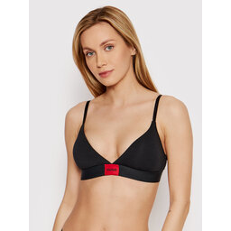 HUGO Hugo Σουτιέν Bralette Triangle Red Label 50469647 Μαύρο