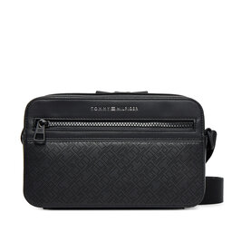 Tommy Hilfiger Saszetka Tommy Hilfiger Th Monogram Ew Reporter AM0AM13837 Czarny