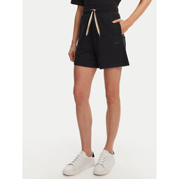 BOSS BOSS Kratke pidžama hlače Cp Stripe_Shorts 50539981 Crna Relaxed Fit