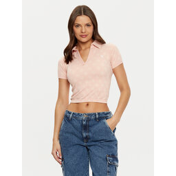 Guess Guess Poloshirt V5RP03 Z3LF0 Rosa Regular Fit