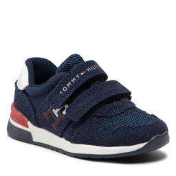 Tommy Hilfiger Sneakers Tommy Hilfiger Low Cut Velcro Sneaker T1B9-32490-1450 M Blue 800