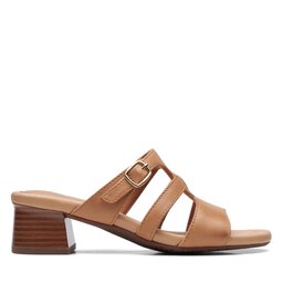 

Босоніжки Clarks Desirae Palm 26171179 Light Tan Lea, Коричневий