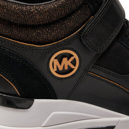 

Снікерcи MICHAEL Michael Kors Gentry High Top 43F3GYFE3D Black/Bronze, Чорний