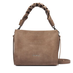 Coccinelle Handtasche Coccinelle P6P Boheme Suede Bimaterial E1 P6P 58 01 01 Dunkelbeige