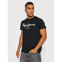 Pepe Jeans Pepe Jeans Camiseta Original PM508210 Negro Slim Fit