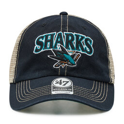 

Бейсболка 47 Brand Nhl San Jose Sharks Trucker H-TSCLA22LAP-VB Vintage Black, Чорний