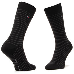 

Набір 2 пар високих чоловічих шкарпеток Tommy Hilfiger 100001496 Black 200, Чорний