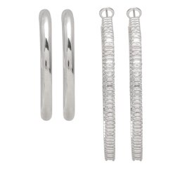 Jenny Fairy Set de boucles d'oreilles 2 paires Jenny Fairy 1W9-004-AW23 Argent