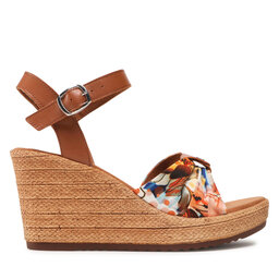 

Босоніжки Tamaris 1-28346-28 Cuoio/Flower 49, Коричневий