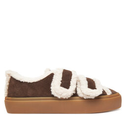 Inuikii Sneakers Inuikii Shearling Low Velcro 1001.001.0231 Braun
