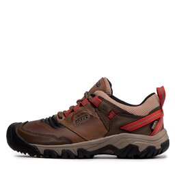 

Трекінгові черевики Keen Ridge Flex Wp M 1024918 Timberwolf/Ketchup, Коричневий