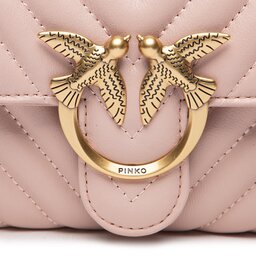

Сумка Pinko Love Wallet Chevron 3 Cl AI 22-23 PLTT 1P22UP A03Z Cipria O81Q, Рожевий