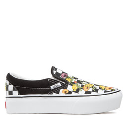

Кросівки Vans Classic Slip-O VN0A5KXIBML1 Poppy Checkerboard Black, Чорний
